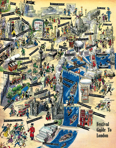 Poster Print of Festival Guide To London