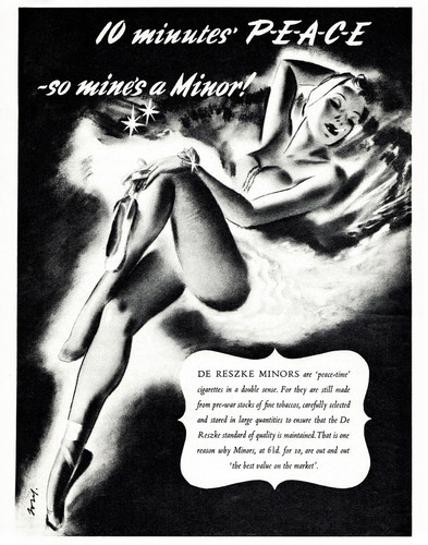 Poster Print of Minors Cigarettes