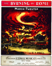 Poster Print of The Burning of Rome