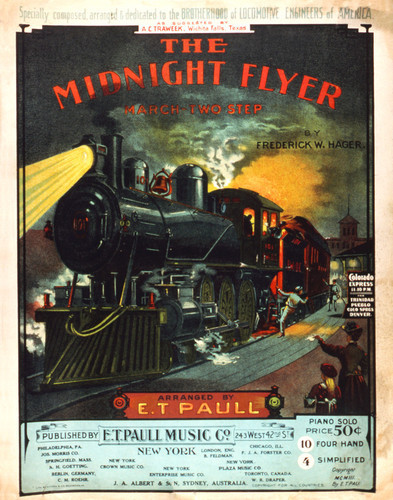 Poster Print of Midnight Flyer