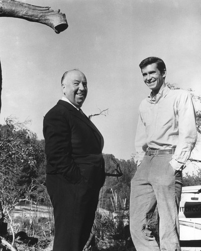 Picture of Alfred Hitchcock in Psycho