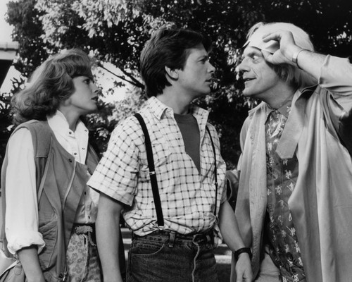 Picture of Michael J. Fox in Back to the Future Part II