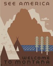 Picture of See America Welcome To Montana
