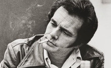 Merle Haggard "The Hag" cool as ever smoking cigarette in 1970's