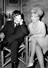 A Hard Day's Night Julia Foster John Lennon relax on set 5x7 inch press photo