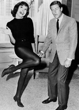 Dick Van Dyke Show 5x7 inch real photo Mary Tyler Moore in leotard with Dick