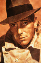 Humphrey Bogart classic in hat & raincoat Casablanca 5x7 inch photograph