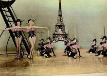 Marilyn Monroe Jane Russell Gentleman Prefer blondes showgirl dance 5x7 photo