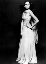 Melissa Gilbert full length glamour pose in low cut gown circa 1980's 5x7 photo