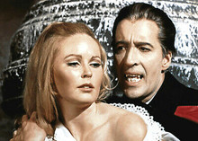 Dracula Has Risen From The Grave Christopher Lee bites Veronica Carlson 5x7