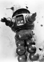 Forbidden Planet Robby the Robot in rock fall 5x7 inch photo