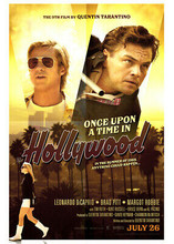 Once Upon A Time in Hollywood poster art 5x7 press photo Robbie Pitt & DiCaprio