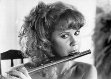 Linda Blair plays flute in 1979 movie Roller Boogie 5x7 inch photo