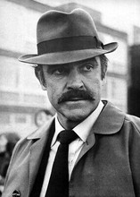 Sean Connery tough guy pose in hat & overcoat 1973 The Offence 5x7 inch photo