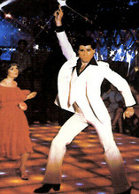 Saturday Night Fever John Travolta Karen Lynn Gorney classic scene 5x7 photo