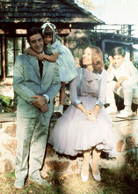 The Godfather Al Pacino Diane Keaton pose with children 5x7 inch photo