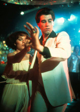 Saturday Night Fever John Travolta Karen Lynn Gorney disco dance 5x7 inch photo