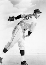 Ronald Reagan pitches ball 1952 The Winning Team as Grosvenor Alexander 5x7