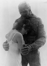 Swamp Thing 1982 Dick Durock as Swampy comforts Adrienne Barbeau 5x7 inch photo