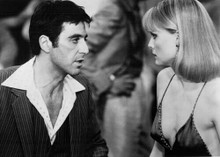 Scarface 1983 Al Pacino confronts Michelle Pfeiffer 5x7 inch photo