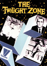 The Twilight Zone 5x7 inch real photo Rod Serling with logo & 2 episode pics