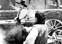 Tombstone 5x7 photograph Val Kilmer fires two guns at same time