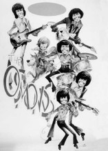 The Osmonds 1972 cartoon TV series Donny Jimmy Alan etc cartoon drawn 5x7 photo