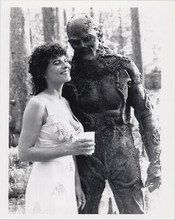 Adrienne Barbeau laughs on set with Swamp Thing 8x10 publicity photo