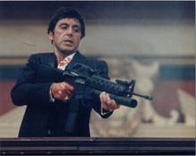Al Pacino fires machine gun as Scarface 8x10 photo