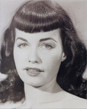 Bettie Page 8x10 studio portrait of famous pin-up girl