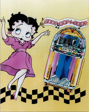 Betty Boop vintage 1980's 8x10 photo of Betty dancing in front of juke box