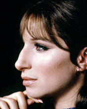 Barbra Streisand superb portrait in profile circa 1968 8x10 photo