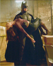 Batman Begins 8x10 photo Christian Bale carries Katie Holmes