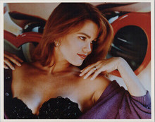 Belinda Carlisle beautiful 8x10 promotional portrait 1980's cleavage pose