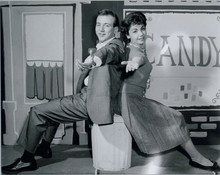 Bobby Darin & Annette Funicello relax in between takes on TV show 8x10 photo