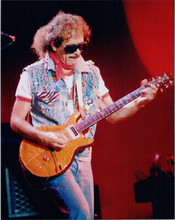 Carlos Santana in concert 8x10 photo playing guitar wearing iconic shades