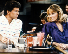 Cheers Ted Danson Shelley Long Talking Over Bar 8x10 Photo