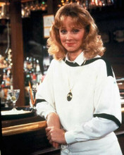 Cheers TV series Shelley Long as Diane Chambers leaning against bar 8x10 photo