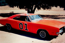 The Dukes of Hazzard The General Lee 1969 Dodge Charger 8x12 inch real photo