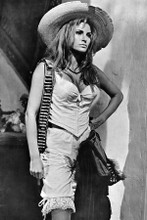 Raquel Welch in bustiere & mexican hat with gunbelt 100 Rifles 8x12 inch photo