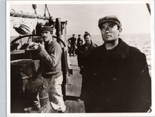 The Guns of Navarone Gregory Peck Quinn Quayle Darren Niven on boat 8x12 photo