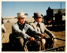 The Big Country Gregory Peck Charlton Heston sit in buggy 8x12 inch photo