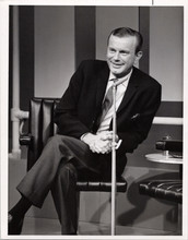 The Jack Paar Program 1957 TV series host Jack Paar seated in chair 8x12 photo