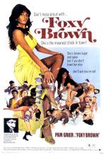 Foxy Brown Pam Grier movie poster artwork 8x12 inch real photograph