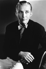 Bing Crosby 1930's studio portrait in blazer and bow tie 8x12 inch real photo