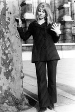 Julie Christie full lenth pose in pin striped suit Darling movie 8x12 inch photo