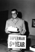 Adventures of Superman TV George Reeves celebrates 5th year 1957 8x12 photograph