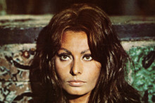 Sophia Loren circa 1960's beautiful pose 8x12 inch real photograph
