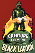 Creature From The Black Lagoon poster art 8x12 inch real photo Julia Adams