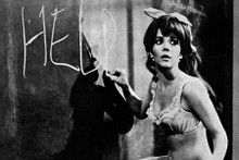 Natalie Wood in her underwear in classroom from Penelope 1966 8x12 inch photo